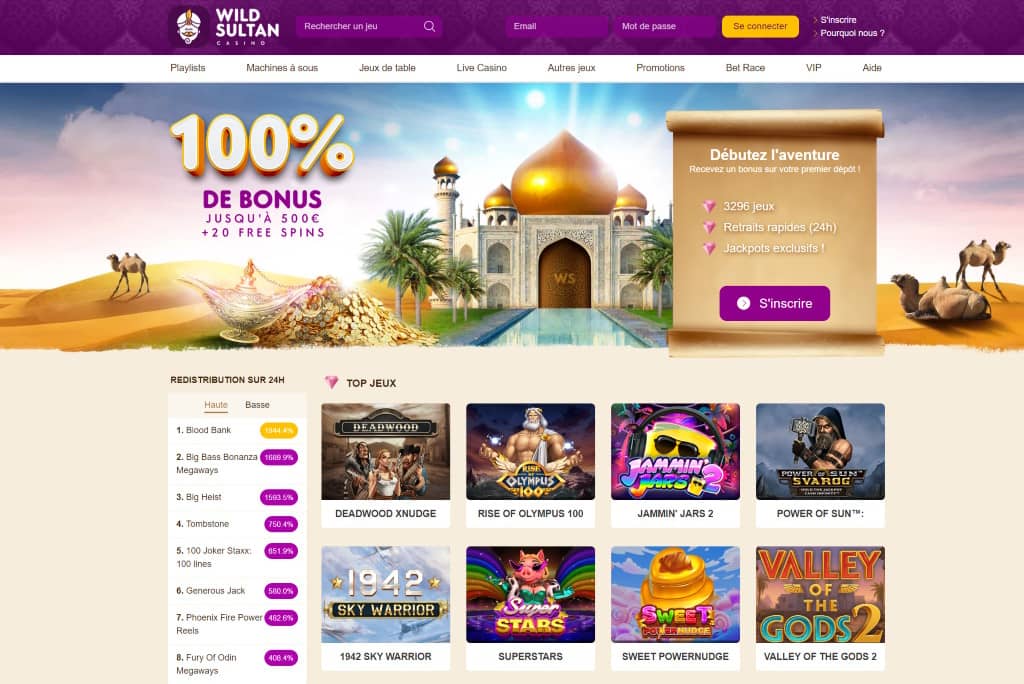 wild sultan casino en ligne site