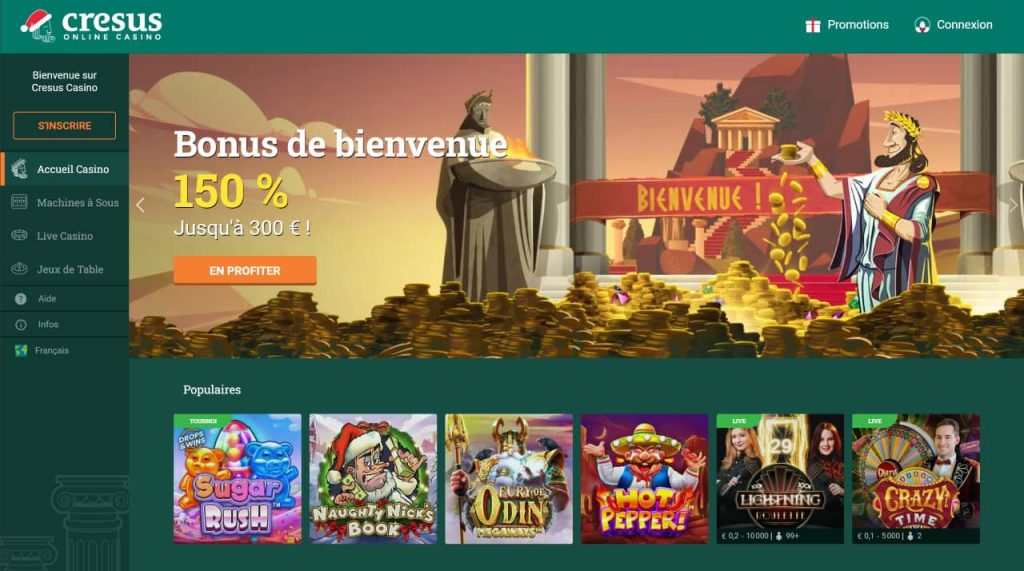 cresus casino en ligne